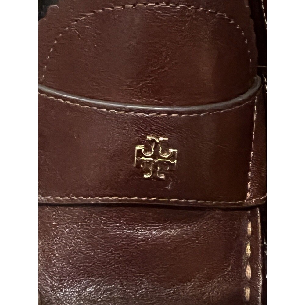 TORY BURCH Classic Loafer - Negroni brown Leather Women's Size 6 - Picture 6 of 10